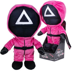 Squid Game Strażnik Gry Pluszak Kolekcjonerski 29cm Maska Trójkąt