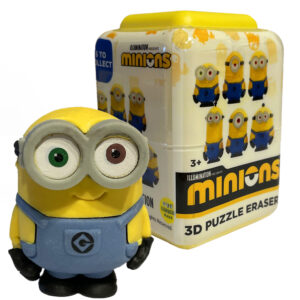 Minionki Puzzle 3D Gumka do Mazania Figurka