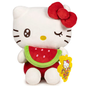 Hello Kitty Maskotka 24 cm Czerwona z Arbuzem