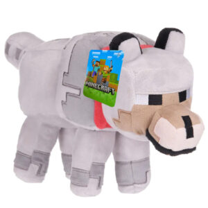 Minecraft Maskotka Pies Wilk 17x31 cm