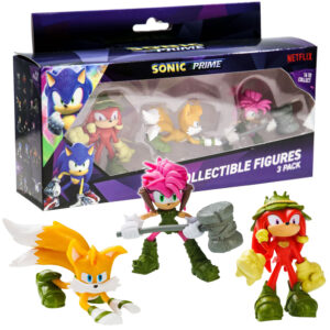 Sonic Prime Figurki Knuckles Tails Amy