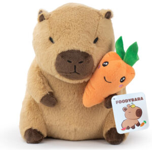 Foodybara Maskotka Kapibara z Marchewką 24 cm