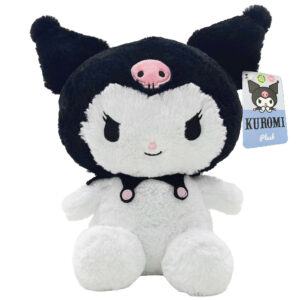 Kuromi Pluszak Czarna Puszysta Maskotka Hello Kitty 26 cm