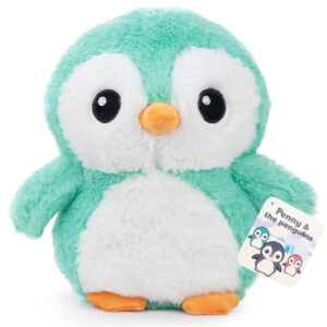 Maskotka Turkusowy Pingwinek 24 cm Pingwin