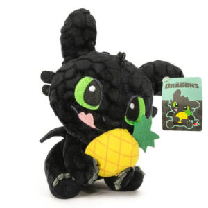 MASKOTKA SZCZERBATEK ANANAS JAK WYTRESOWAĆ SMOKA 26CM ORYGINALNY PLUSZAK